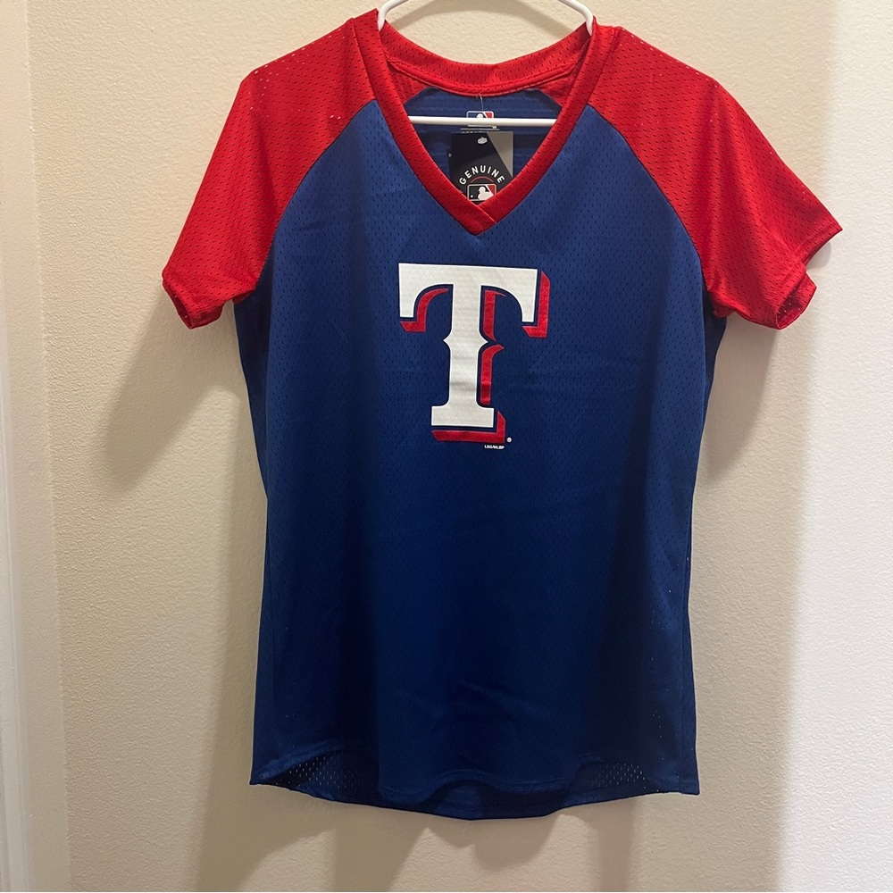 TEXAS RANGER Genuine Merchandise fan short sleeves T-shirt for women size M New